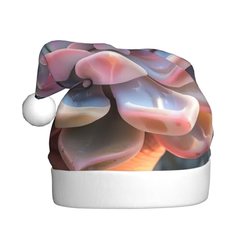 Weihnachtsmütze für Erwachsene, unisex, mit Sukkulenten-Aufdruck, niedlich, auffällig Weihnachtsmütze für Erwachsene, unisex, mit Sukkulenten-Aufdruck, niedlich, auffällig von LIXLZH