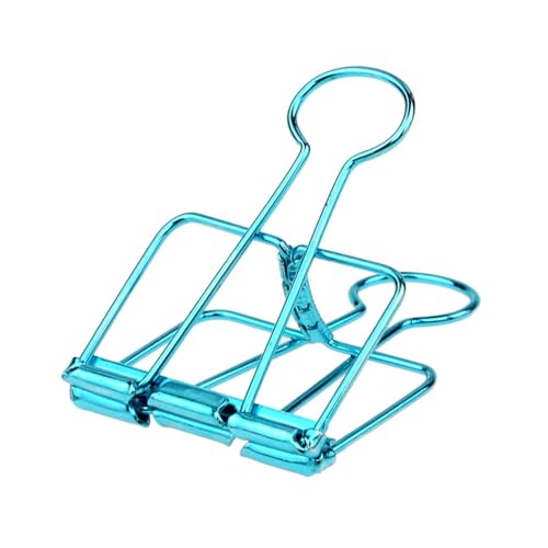 LIXSAZSE 20 Stück Büroklammern, rostfrei, lichtbeständig, einfarbig, Ersatz für Zuhause, Schule, Aktenklammern, Schreibtisch Organizer Zubehör, Blau, 19mm LIXSAZSE 20 Stück Büroklammern, rostfrei, lichtbeständig, einfarbig, Ersatz für Zuhause, Schule, Aktenklammern, Schreibtisch Organizer Zubehör, Blau, 19mm von LIXSAZSE