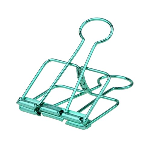 LIXSAZSE 20 Stück Büroklammern, rostfrei, lichtbeständig, einfarbig, Ersatz für Zuhause, Schule, Aktenklammern, Schreibtisch Organizer Zubehör, Grün, 19mm LIXSAZSE 20 Stück Büroklammern, rostfrei, lichtbeständig, einfarbig, Ersatz für Zuhause, Schule, Aktenklammern, Schreibtisch Organizer Zubehör, Grün, 19mm von LIXSAZSE