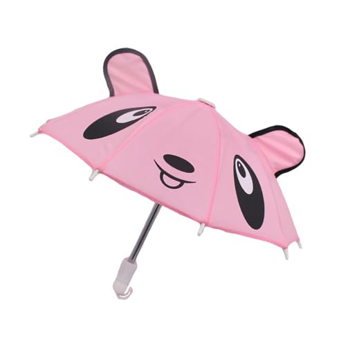 LIXSAZSE Baby Puppe Regenschirm schöne handgemachte Outdoor Kinderspielzeug Tier schöne Kleidung Zubehör Mädchen Festival Geschenke , Rosa von LIXSAZSE