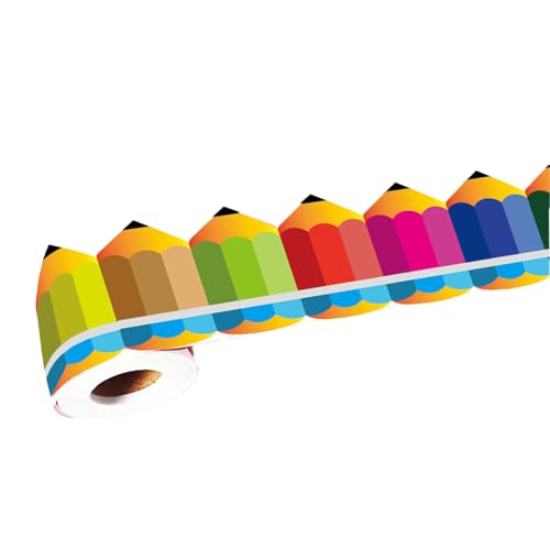 LIXSAZSE Dekoratives Papier, leicht entfernbar, superklebend, modisch und Dekorationen, Klassenzimmer, Anschlagtafeln. von LIXSAZSE