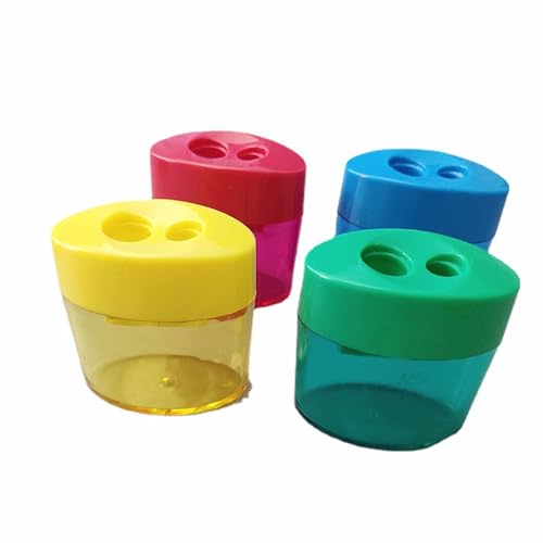 LIXSAZSE Doppel Loch Bleistift Handheld mit Bunte Bleistift Spitzer mit Unverzichtbar Schule für Studenten Büro zu, 4 teiliges Set LIXSAZSE Doppel Loch Bleistift Handheld mit Bunte Bleistift Spitzer mit Unverzichtbar Schule für Studenten Büro zu, 4 teiliges Set von LIXSAZSE