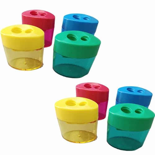 LIXSAZSE Doppel Loch Bleistift Handheld mit Bunte Bleistift Spitzer mit Unverzichtbar Schule für Studenten Büro zu, 8 teiliges Set LIXSAZSE Doppel Loch Bleistift Handheld mit Bunte Bleistift Spitzer mit Unverzichtbar Schule für Studenten Büro zu, 8 teiliges Set von LIXSAZSE