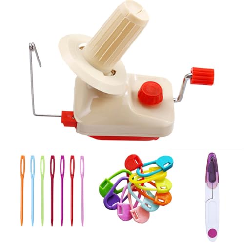 LIXSAZSE Garnwickler Häkelmaschine Mehrzweck Handwerk Stricken Handwerk Zubehör Langlebig Einfache unnötige Wickler, 04 von LIXSAZSE