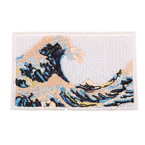 LIXSAZSE Gestickter Aufnäher Great Wave Off Kanagawa, kein Bügeln, praktischer Haushaltsbedarf, Daunenjacken Reparaturverschönerung für Hemden, E3L A 4 9 LIXSAZSE Gestickter Aufnäher Great Wave Off Kanagawa, kein Bügeln, praktischer Haushaltsbedarf, Daunenjacken Reparaturverschönerung für Hemden, E3L A 4 9 von LIXSAZSE