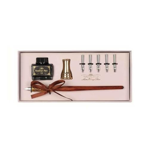 LIXSAZSE Kalligraphie Stift, leichtes Schreibtinten Set, tragbarer, verschleißfester, handgefertigter Füllfederhalter zum Geburtstag LIXSAZSE Kalligraphie Stift, leichtes Schreibtinten Set, tragbarer, verschleißfester, handgefertigter Füllfederhalter zum Geburtstag von LIXSAZSE