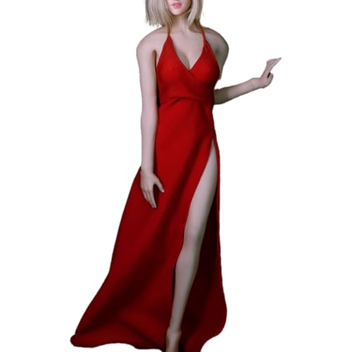 LIXSAZSE Kleid Exquisite Bunte Schöne Frauen Figuren Kleider Ausgezeichnete Weibliche Kleidung Handgemachte Puppen Abendtuch, rot LIXSAZSE Kleid Exquisite Bunte Schöne Frauen Figuren Kleider Ausgezeichnete Weibliche Kleidung Handgemachte Puppen Abendtuch, rot von LIXSAZSE