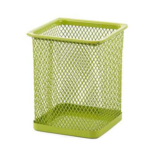 LIXSAZSE Stifthalter aus Netzstoff, rund, quadratisch, Topfbehälter, Schreibtisch, Schreibwaren, Kosmetik, Organizer, Büro, Schule, Zuhause, Wohnheim Dekoration, Quadratisch/Grün LIXSAZSE Stifthalter aus Netzstoff, rund, quadratisch, Topfbehälter, Schreibtisch, Schreibwaren, Kosmetik, Organizer, Büro, Schule, Zuhause, Wohnheim Dekoration, Quadratisch/Grün von LIXSAZSE
