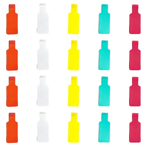 Kabeletiketten, Kabeletiketten, farbige Kabeletiketten, Kabel-Identifikationsetiketten für Kabelmanagement, Identifizierung, Organisation, 20 Stück Kabeletiketten, Kabeletiketten, farbige Kabeletiketten, Kabel-Identifikationsetiketten für Kabelmanagement, Identifizierung, Organisation, 20 Stück von LIYANHU