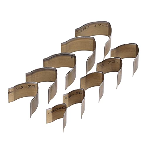 10 Stück Ledermesser-Form, handgefertigt, Riemenschneider, Stanzwerkzeug für DIY-Lederhandwerk (Quadratschwanz) (Runder Schwanz) (Schwertschwanz) von LIYJTK
