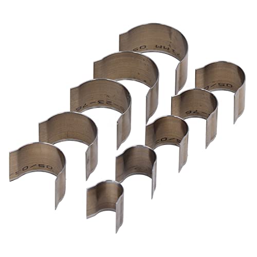 10 Stück Ledermesser-Form, handgefertigt, Riemenschneider, Stanzwerkzeug für DIY-Lederhandwerk (Quadratschwanz) (Runder Schwanz) von LIYJTK
