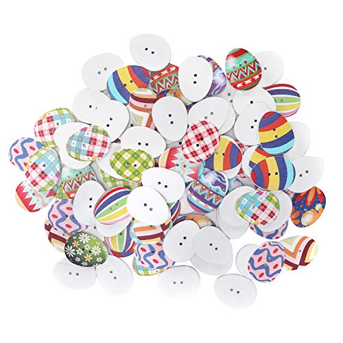 100 pcs farbige Eierform Holznähte Dekorative Knöpfe mit Perforationen Bastelmittel für DIY -Kunsthandwerk 100 pcs farbige Eierform Holznähte Dekorative Knöpfe mit Perforationen Bastelmittel für DIY -Kunsthandwerk von LIYJTK
