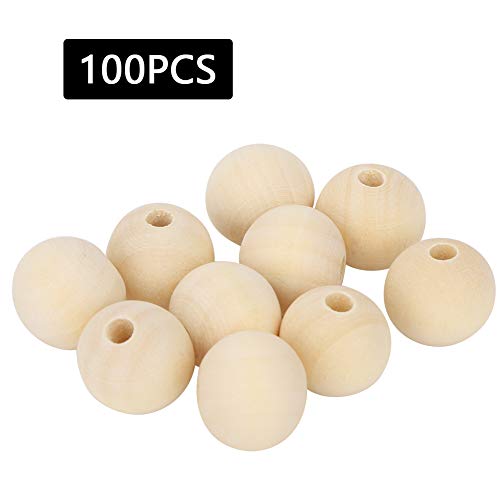100pcs 20mm Holzperlen Kit DIY Schmuckmaterial für Armband Halskette Making Accessoires 100pcs 20mm Holzperlen Kit DIY Schmuckmaterial für Armband Halskette Making Accessoires von LIYJTK