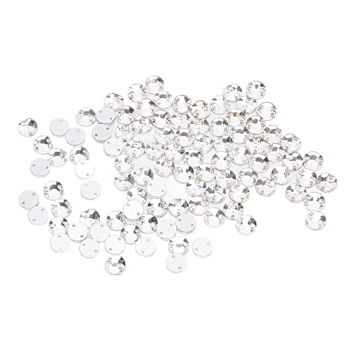 100pcs exquisite dekorative Flachback -Strass -Stützsteine Easy Operation DIY -Teile für die Fotografie -Display (8mm 100pcs/Pack) von LIYJTK