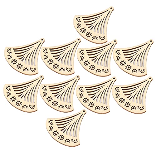 10Pcs Leichte Langlebig Elegante Holz Ohrring Anhänger Einfache Holz Ohrring Rohlinge DIY Ornamente (06) (07) von LIYJTK
