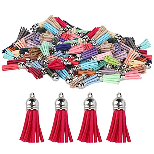 120pcs Quasten Anhänger Bunte Beutel Schlüsselbund Ohrring Wildleder Verzierungen Handwerk machen Lieferungen 120pcs Quasten Anhänger Bunte Beutel Schlüsselbund Ohrring Wildleder Verzierungen Handwerk machen Lieferungen von LIYJTK