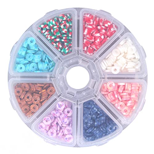 1280pcs langlebige flache Tonperlen Verbesserung der Kreativität Polymer -Tonkügelchen Kit für DIY -Basteln 1280pcs langlebige flache Tonperlen Verbesserung der Kreativität Polymer -Tonkügelchen Kit für DIY -Basteln von LIYJTK