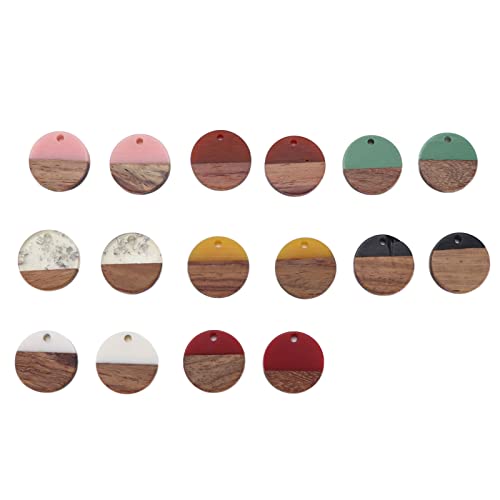 16pcs Harzholz Anhänger Leichte glatte starke, dauerhafte exquisite strukturierte DIY -Schmuckzubehör 16pcs Harzholz Anhänger Leichte glatte starke, dauerhafte exquisite strukturierte DIY -Schmuckzubehör von LIYJTK