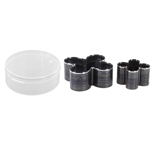 2 PCs Blumenleder Schneidung Stahl Stahl scharf 4 Blumenform Lederhöhle Stanze Stanzform 2 PCs Blumenleder Schneidung Stahl Stahl scharf 4 Blumenform Lederhöhle Stanze Stanzform von LIYJTK