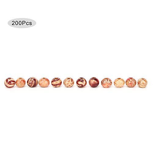 200pcs 8 mm runde Form Holzperlen Handwerk DIY Material gemischte Farbe 8mm Holzperlen Armbandzubehör 200pcs 8 mm runde Form Holzperlen Handwerk DIY Material gemischte Farbe 8mm Holzperlen Armbandzubehör von LIYJTK