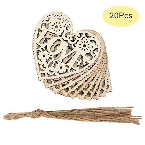 20pcs hölzerne Höhlung Herz Liebesbrief Handwerk DIY Dekoration ideal für Hochzeitsfeier -Gartenbüro Wohnzimmer Balkon 20pcs hölzerne Höhlung Herz Liebesbrief Handwerk DIY Dekoration ideal für Hochzeitsfeier -Gartenbüro Wohnzimmer Balkon von LIYJTK