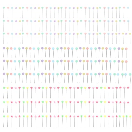 300pcs Flat Head Straight Pins Edelstahlnähstift Set zum Markieren von Verschönerungsprojekten 300pcs Flat Head Straight Pins Edelstahlnähstift Set zum Markieren von Verschönerungsprojekten von LIYJTK