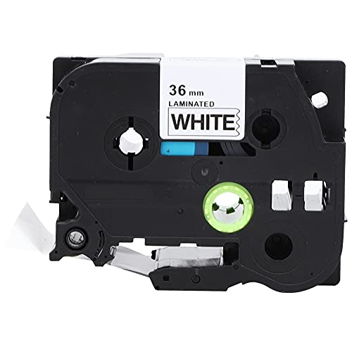 36 mm laminiertes Etikett Klebeband schwarz weiße Haustier-Etikettmaterial passt PT-9700PC für Büro 36 mm laminiertes Etikett Klebeband schwarz weiße Haustier-Etikettmaterial passt PT-9700PC für Büro von LIYJTK