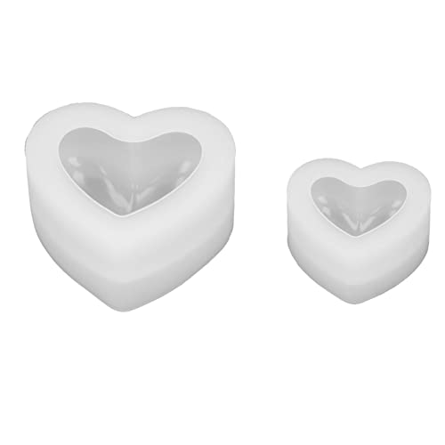 3D herzförmige Silikonform Kristall Aromatherapie Gips Seifenform für DIY -Handwerk 3D herzförmige Silikonform Kristall Aromatherapie Gips Seifenform für DIY -Handwerk von LIYJTK