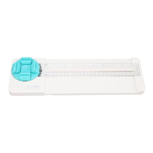 4-in-1-Papierschneider, gerade, gebogen, gepunktete Rilllinie, Bastelschneider für den vielseitigen Einsatz (Grün) von LIYJTK