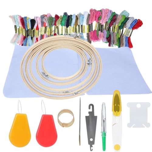 50 Farben Fadenstränge Stickerei Nadel Set DIY Nadel Filling 5 Bambuszyklus -Kit für Cross -Stitch -Enthusiasten 50 Farben Fadenstränge Stickerei Nadel Set DIY Nadel Filling 5 Bambuszyklus -Kit für Cross -Stitch -Enthusiasten von LIYJTK