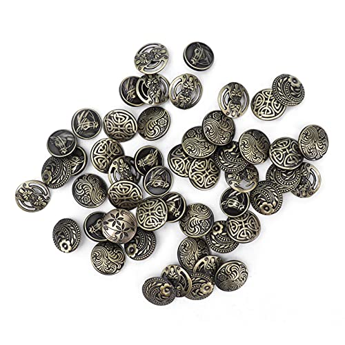 50pcs Button -Legierung Retro Dekorative kreisförmige Bronze -Kleidungszubehör DIY -Produkte Haushalt 50pcs Button -Legierung Retro Dekorative kreisförmige Bronze -Kleidungszubehör DIY -Produkte Haushalt von LIYJTK