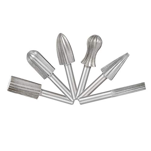 6 Stück rotierende Schleif feiellager Stahl Bohr feilen Gravur für Holz, Stein, Metall herstellung von LIYJTK
