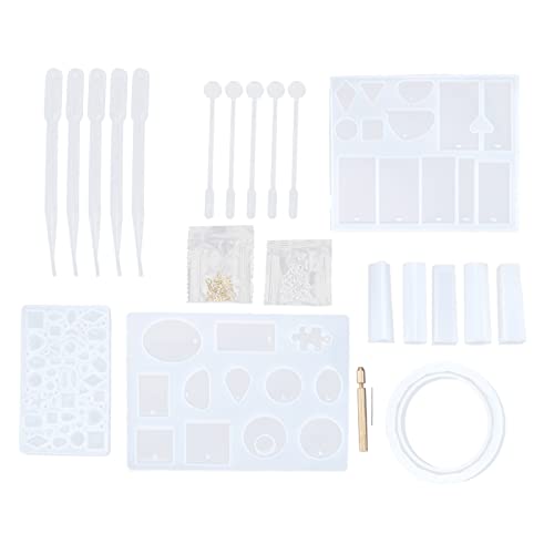 68pcs Silikonformen sicher nicht handgefertigte DIY -Harzkunst -Set Gussschlüsselketten -Ohrring -Kit Armbänder Halsketten Anhänger 68pcs Silikonformen sicher nicht handgefertigte DIY -Harzkunst -Set Gussschlüsselketten -Ohrring -Kit Armbänder Halsketten Anhänger von LIYJTK