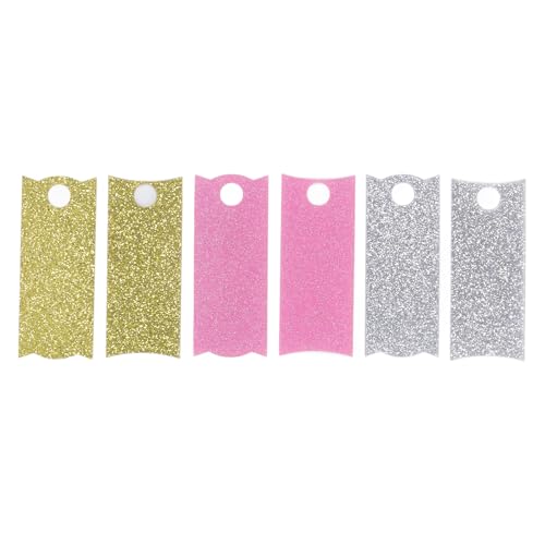 Acryl Glitter Name Tags Name Teller für 40oz Tasse Deckel DIY Kartendekoration ausreichende Menge Hochstärke Tasse Dekoration Urlaubsfeier Versammlung von LIYJTK