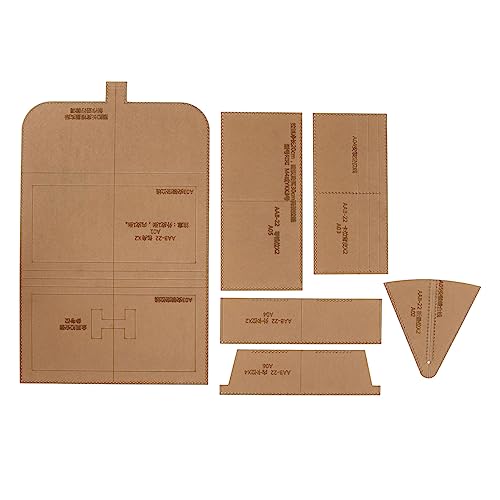 Acrylvorlage Set Praktische Leder -DIY -Handtasche Reißverschluss Brieftasche Schablone für lange Geldbeutel Taschen klar leichte langlebige Acrylvorlage Set Praktische Leder -DIY -Handtasche Reißverschluss Brieftasche Schablone für lange Geldbeutel Taschen klar leichte langlebige von LIYJTK