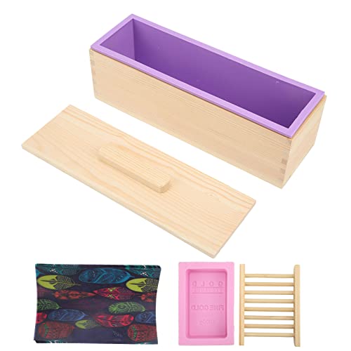 Anfänger von Seifenschneider machen Seifenkuchen DIY Produktion Seife Making -Kit -Abdeckung Silikonform Seifenhalter Ölpapier geeigneter Hausgebrauch von LIYJTK