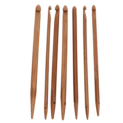 Bambus Häkel haken Ergonomischer Griff Hand Polier behandlung Strick nadeln Set Weben Haushalt von LIYJTK