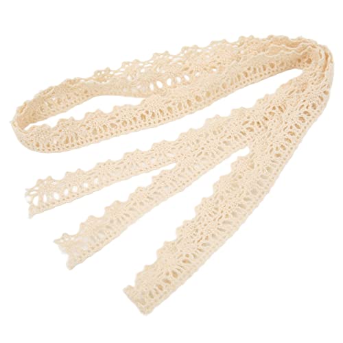 Baumwoll -Weißnetz Spitzenband DIY Exquisite Trim 20 Yards 1,4 cm Breite, elegantes weiches Material für Dekorationskleidung Tischdecke von LIYJTK