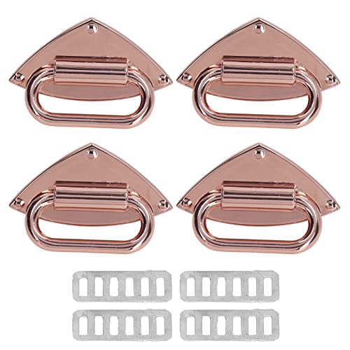 Beutelschnalle Legierung Material Stall robuste dauerhafte exquisite Gepäckschnalle DIY -Taschen Handtaschen Handtaschen (Rosa Gold) von LIYJTK