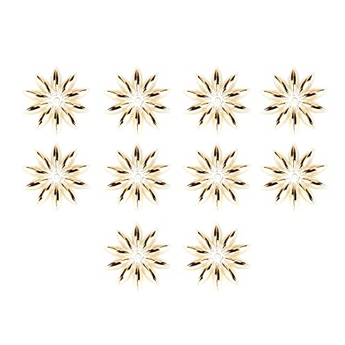Blumenperlen, charmant, leicht, Sonne, Schmuck, Zubehör, Hochzeit, Party, Dekoration, 10 Stück Blumenperlen, charmant, leicht, Sonne, Schmuck, Zubehör, Hochzeit, Party, Dekoration, 10 Stück von LIYJTK