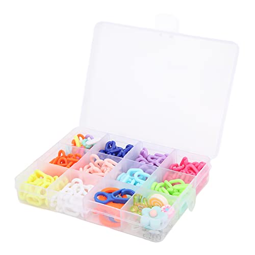 Buntes Kettenmasken -Herstellung von Kit für DIY -Schmuck und Handwerkskreation für Kinder geeignet für Kinder von LIYJTK