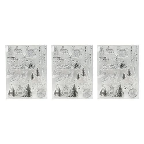 Clear Stamps Dichtblöcke Blöcke Winter Tiermuster für Scrapbooking Decoration Card Making Journaling Clear Stamps Dichtblöcke Blöcke Winter Tiermuster für Scrapbooking Decoration Card Making Journaling von LIYJTK