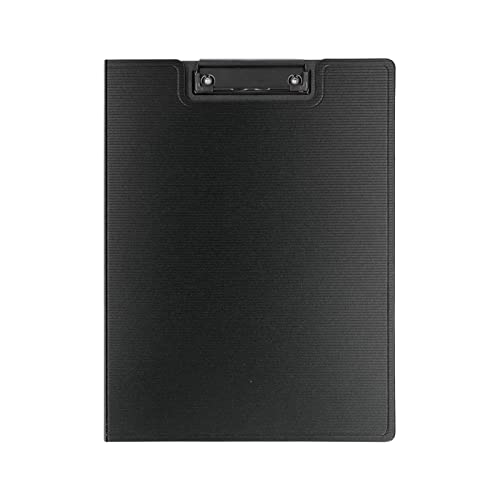 Clipboard -Ordner empfindlicher heißer Pressungsprozess verdickte A4 -Clipboard für Schulbürostudienschalter (Schwarz) von LIYJTK
