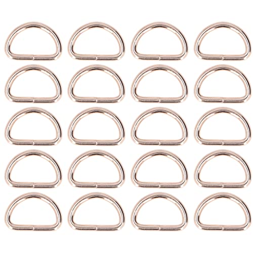D Ringe glänzend langlebig DIY -Making -Beutel -Schnallen Armbänder Accessoires [Basteln] (Gold 3,8x25x15mm) von LIYJTK