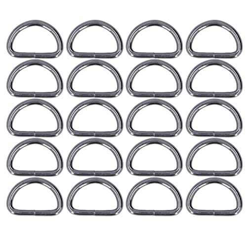 D Ringe glänzend langlebig DIY -Making -Beutel -Schnallen Armbänder Accessoires [Basteln] (Waffenfarbe 3.8x25x15mm) von LIYJTK