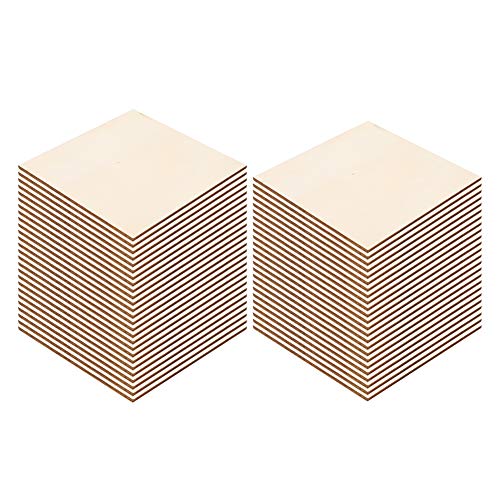 DIY Holzblatt Umwelt sicherer Kinder Zeichnen Accessoires Handmaschinen Weihnachtsdekoration 50pcs von LIYJTK