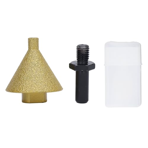 Diamant-Abschrägungs-Fasenfräser, scharf, präzise, ​​vergrößernd, Trimmfräser, für Marmor, Quarz, Keramikfliesen, Granit, 50 mm, M10-Loch von LIYJTK
