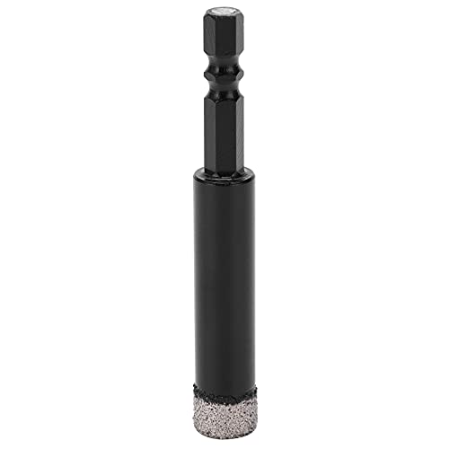 Diamant Trockenlochöffner Sechskant Griff Bohrer 12mm Marmor Diamond Hole Tool schwarz von LIYJTK