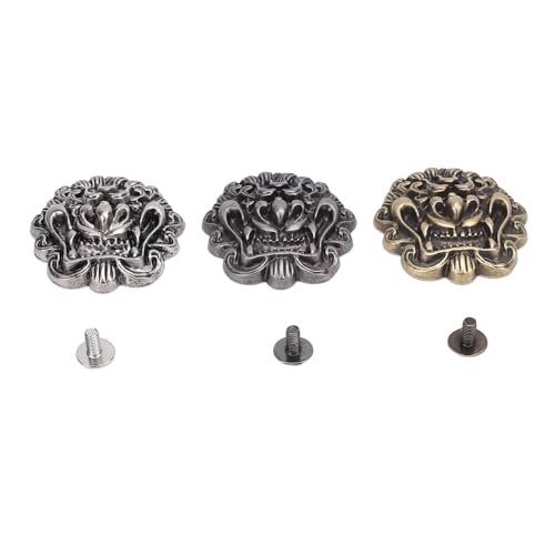 Drachenmuster Metallknöpfe Vintage Metallic Retro Crafting Knöpfe Dekor für Handwerk Drachenmuster Metallknöpfe Vintage Metallic Retro Crafting Knöpfe Dekor für Handwerk von LIYJTK