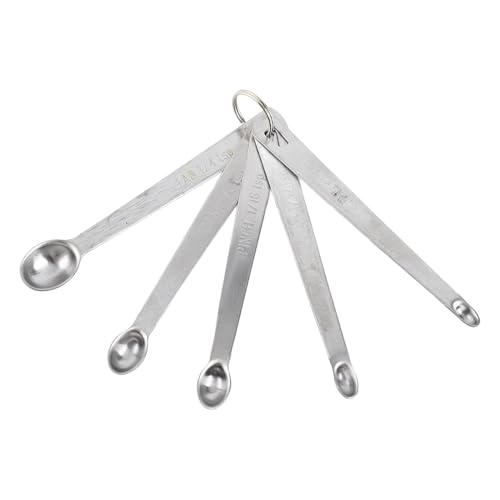EDELSTAHL-MINI-MESSENLÖFFEL SET FÜNF STÜCK KOMBINATION ZACKEN KÜCHE UTENSILEN EDELSTAHL-MINI-MESSENLÖFFEL SET FÜNF STÜCK KOMBINATION ZACKEN KÜCHE UTENSILEN von LIYJTK